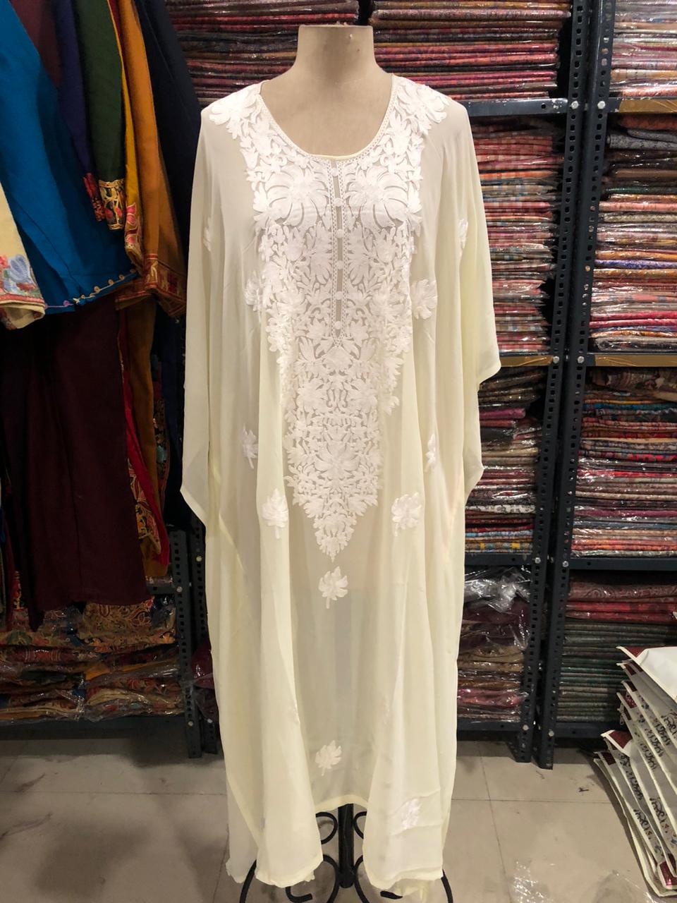 Georgette-kaftan11 Kashmiri Kaftan - Image 1