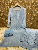Chikankari mirror work