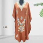 Kashmiri Aari work Cotton Kaftan - Image 2