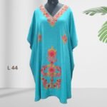 Kashmiri Aari work Cotton Kaftan - Image 4