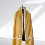 Handcrafted Kashmiri Tilla Semi-Pashmina Stole - Image 3
