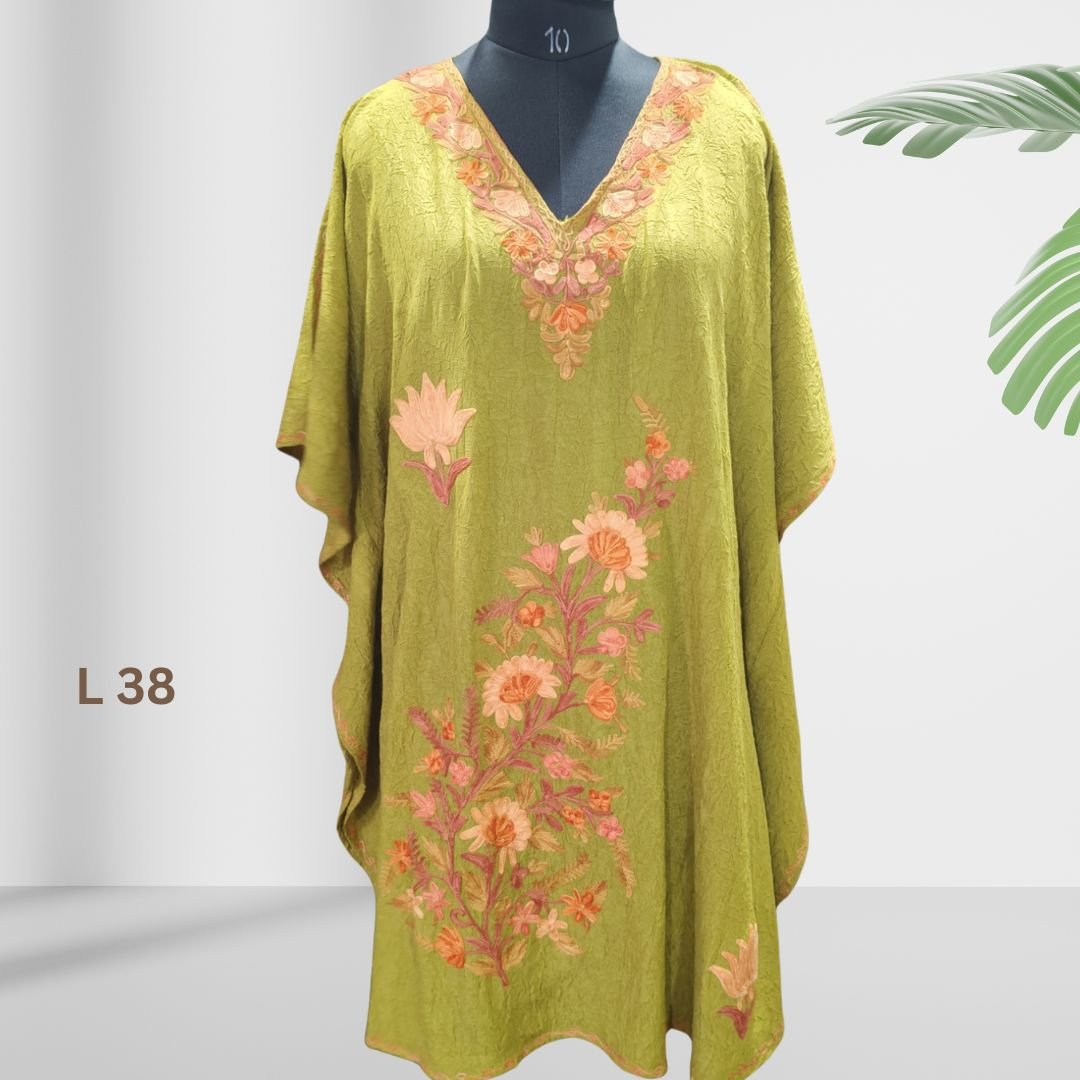 17 Kashmiri Ari Work Kaftan - Image 1