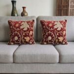 Velvette Pillow Cover Maroon