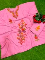 Crush Cotton Stitched Kaftan and Trouser - Image 5