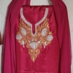 Pink Silk Tilla Suit - Image 2