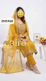 Cotton Suit with Patchwork Embroidery - Image 3