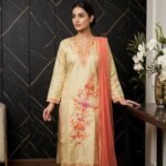 Kashmiri Work Silk Kurti