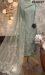 Crush tissue kurta & dupatta