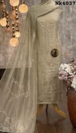 Crush tissue kurta & dupatta - Image 3