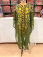 Kashmiri Georgette Cape Kaftan