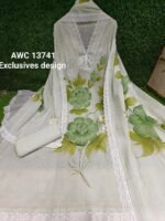 Mal hand print cotton Suit