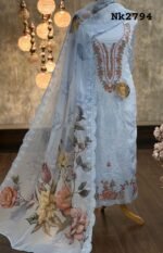 Ethereal Appliqué Organza Set - Image 3