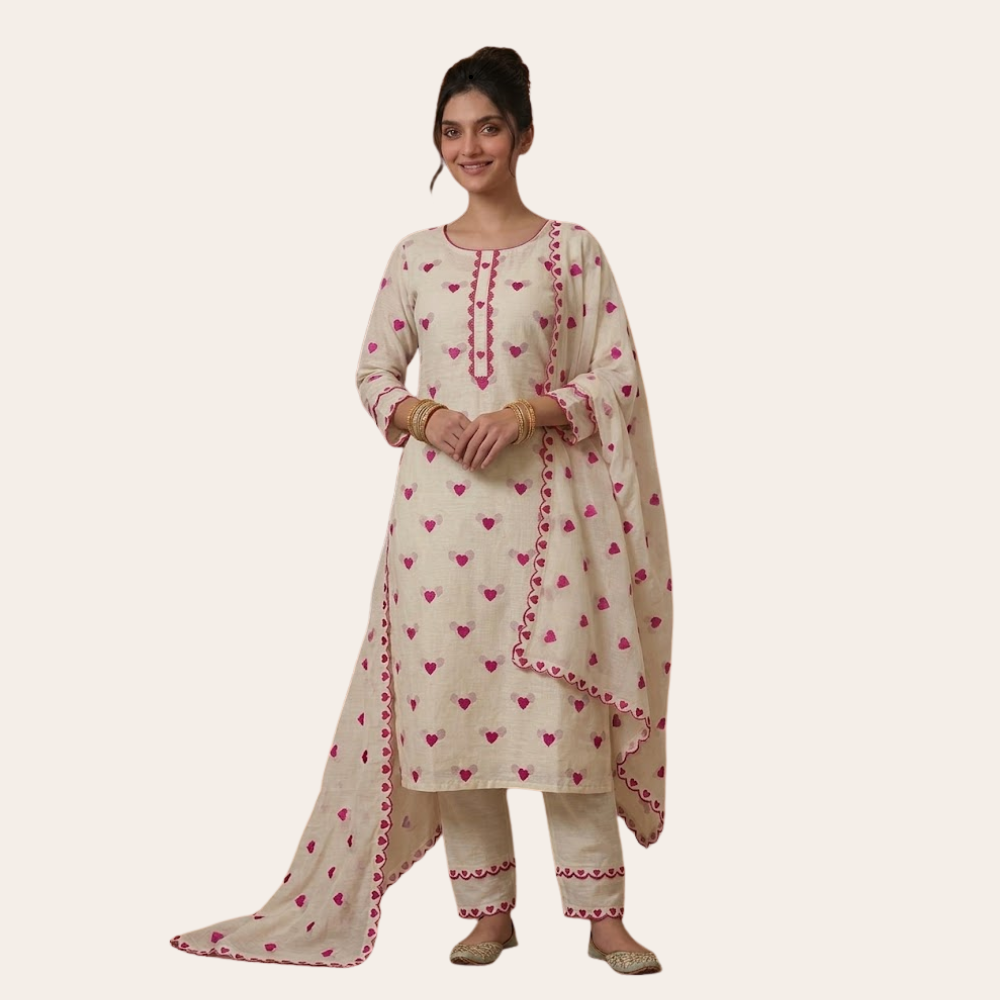 Pure Kora Cambric Cotton Pure Kora Cambric Cotton Suit - Image 1