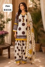 Pure crêpe polkadot Suit - Image 2