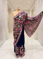 Premium Georgette Kashmiri Sarees - Image 2