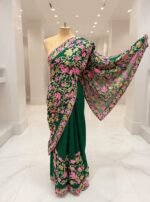 Premium Georgette Kashmiri Sarees - Image 3