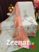 Muslin Digitally Printed & Zari Embroidered - Image 3