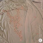 Hand Sozni work crepe suit - Image 2