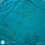 Sozni work crepe suit - Image 2