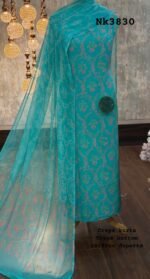 Crepe  digital printed Unstitched Suit - Image 2
