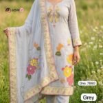Organza ladies suit