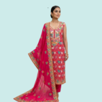 Kashmiri Ari Suit with Tilla Work