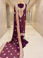 Georgette Aari Suit