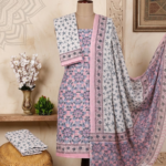 Hand block printed cotton suits