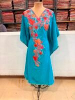 Crush Cotton Kaftan - Image 4