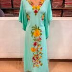 Kashmiri Crush Cotton Kaftan