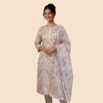 Organza Floral Suit