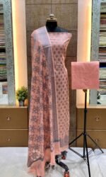 Banarasi Cotton Silk Suit - Image 3