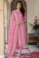 Banarasi Mal Cotton Silk Suit - Image 3