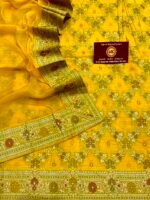 Banarasi Semi Chinia Silk Suit - Image 3