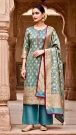 Banarasi Silk suit - Image 4