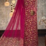 Crepe  digital printed kurta
