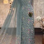 Crepe  digital printed kurta