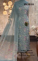 Crepe  digital printed kurta - Image 5