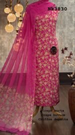 Crepe  digital printed kurta - Image 3