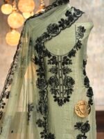 Crush tissue kurta dupatta - Image 2