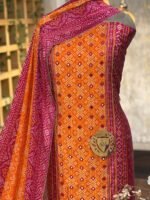 Gajji silk bandhni printed kurta - Image 2