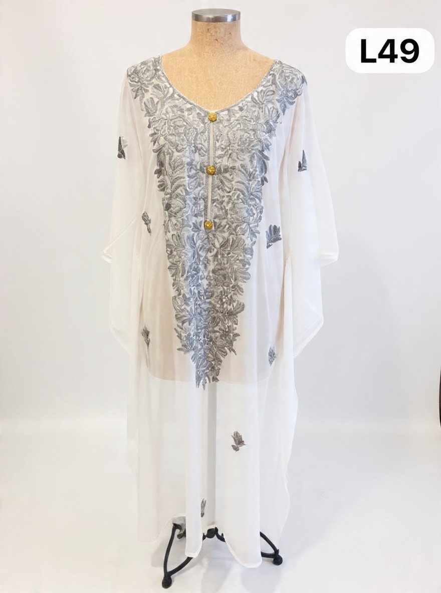 Georgette kaftan3 Georgette kaftan - Image 1