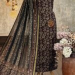Maheshwari digital printed kurta & dupatta with zari
