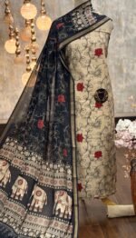 Maheshwari digital printed kurta & dupatta
