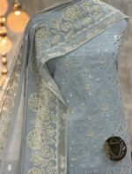Mal chanderi kurta & dupatta - Image 2