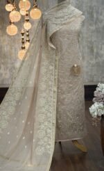 Mal chanderi kurta & dupatta