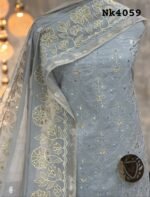 Mal chanderi kurta & dupatta - Image 2