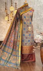 Patola printed silk suits - Image 5