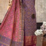 Patola printed silk suits