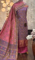 Patola printed silk suits - Image 3